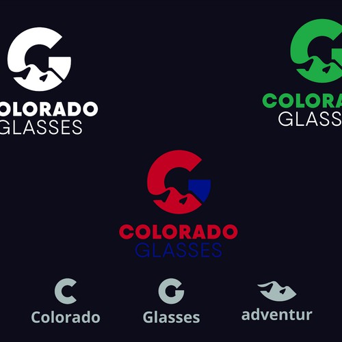 Denver logo with the title 'COLORADO GLASSES'