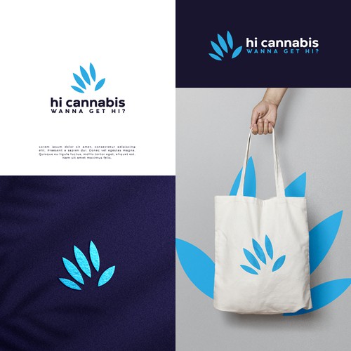 Hello logo with the title 'hi cannabis'