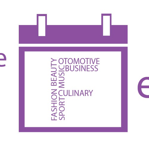 Calendar logo with the title 'Logo Concept for The Festival Calendar'