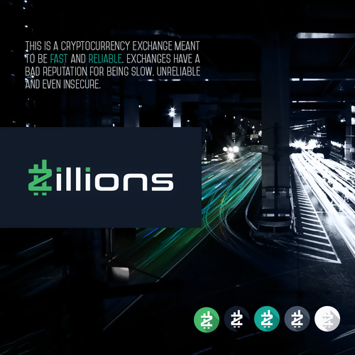Z logo with the title 'Zillions Logo Design'