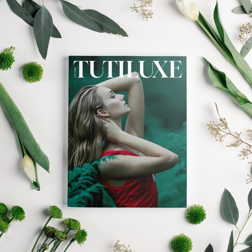 Magazine logo with the title 'Logo for TUTILUXE magazine'