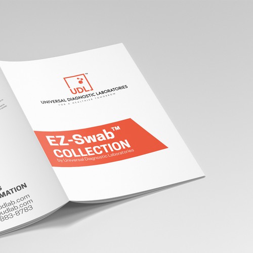 Table design with the title 'Brochure design'