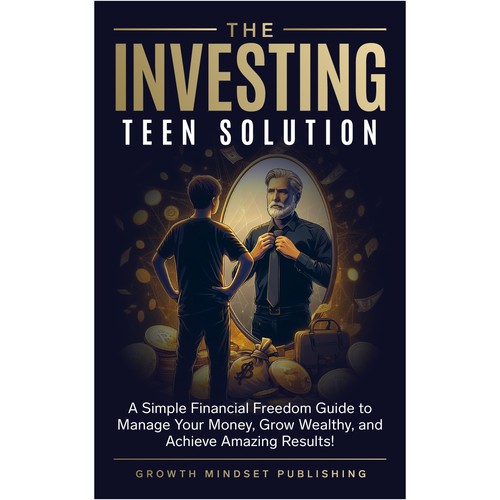 Financial book cover with the title 'The Investing Teen Solution'