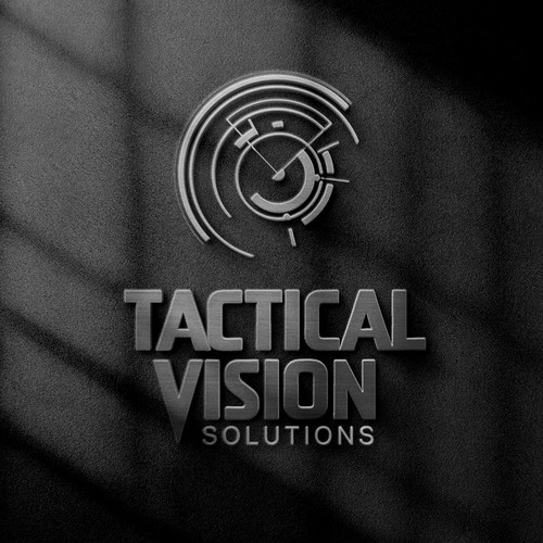 Cybersecurity brand with the title 'Tactical Vision Solution'