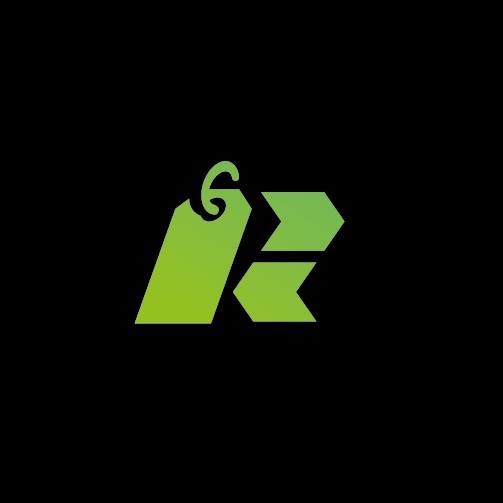 Sleek logo with the title 'Revended’s logo'