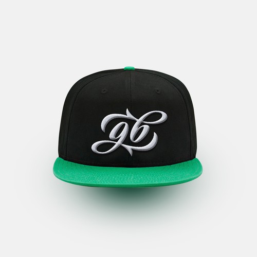 Cap design with the title 'GB Lettering'