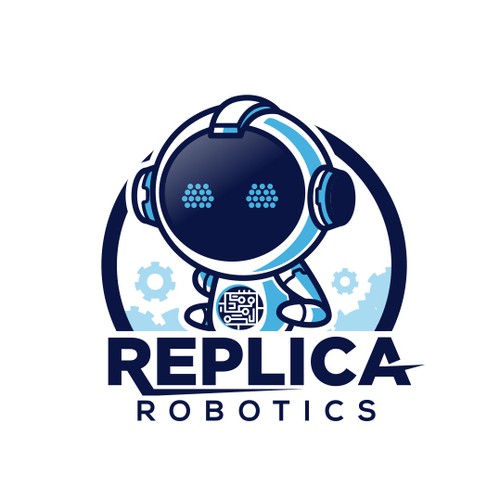 Robot design with the title 'REPLICA ROBOTICS'