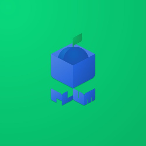 Plum logo with the title 'Logo for PLUM savings account product'