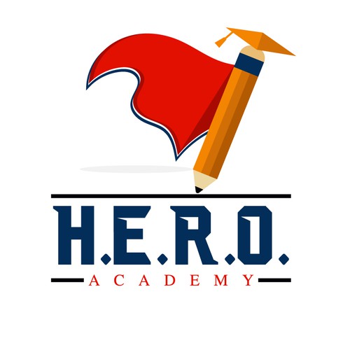Hero logo with the title 'Academy Logo'