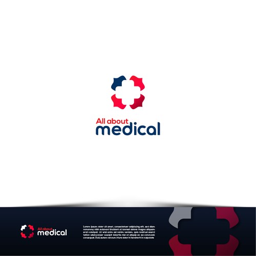 Cross brand with the title 'logo for medical supplies and equipment'