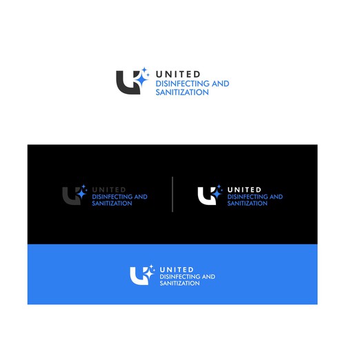 Industrial brand with the title 'UNITED DISINFECTING & SANITIZATION'