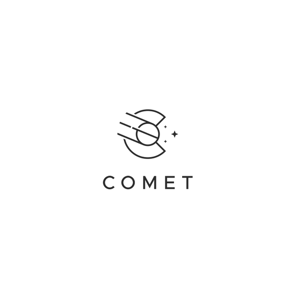 Comet logo with the title 'Comet Logo'