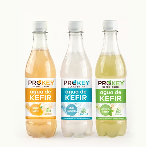 Water label with the title 'Prokey '