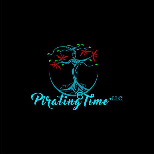 Speaker logo with the title 'Logo design for Public speaker, lung cancer patient ambassador: Pirating Time. LLC'
