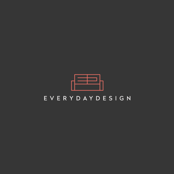 Couch logo with the title 'Everydaydesign Logo'