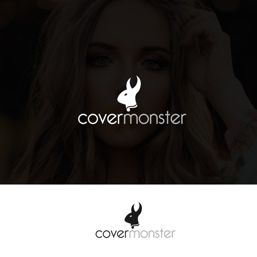 Horn design with the title 'logo for monster inspired products'