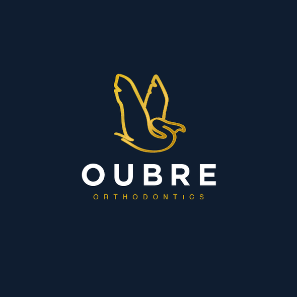 Pelican logo with the title 'OUBRE Orthodontics'