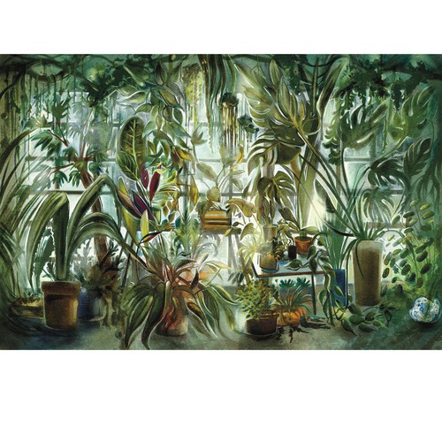 Procreate artwork with the title 'Botanical Illustration'