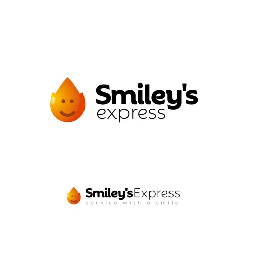 Gas station logo with the title 'Logo concept for a Convenience Store and Gas Station'