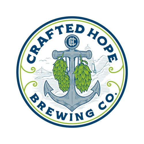 Crafted design with the title 'New Brewery Logo'