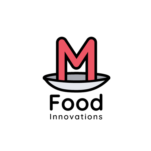 Dish design with the title 'M Food Innovations'
