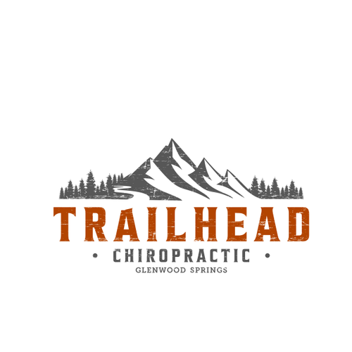 Tail design with the title 'Trailhead Chiropractic'