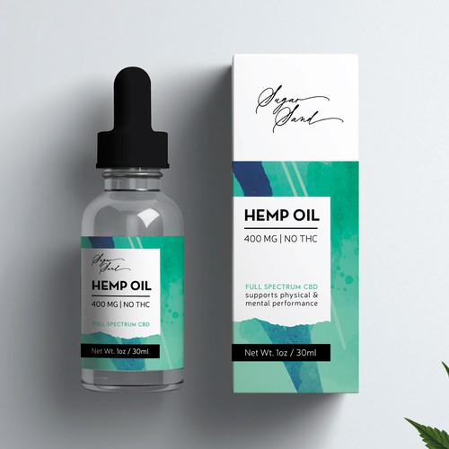 Drop design with the title 'CBD Products for a Healthier Life style'