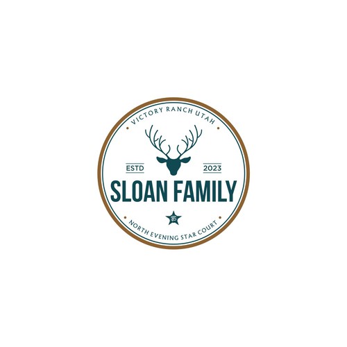 Pen tool logo with the title 'Sloan Family'
