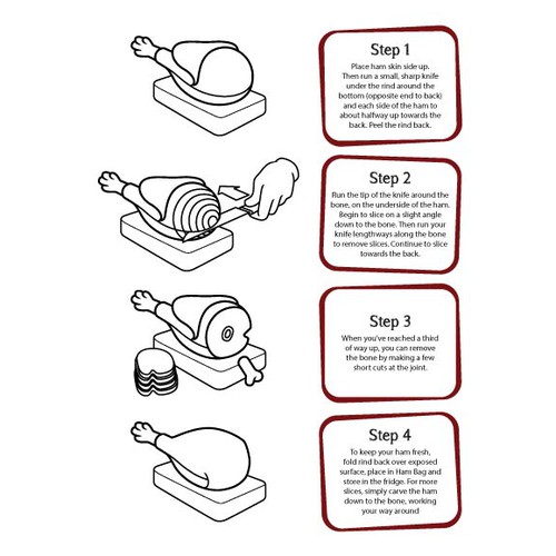 Food artwork with the title 'Australian Berkshire'