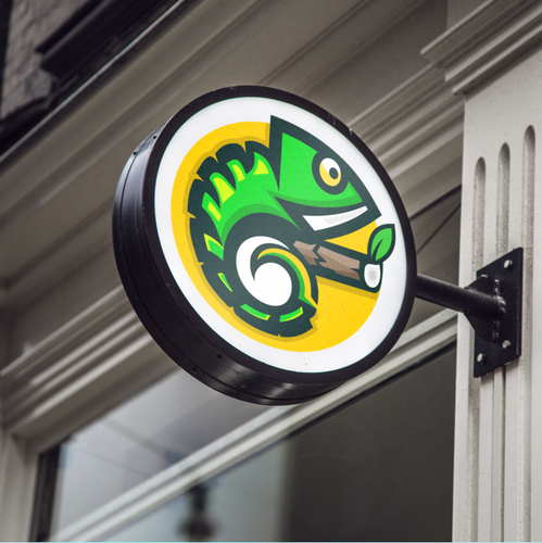 Reptile logo with the title 'Reptile Mascot Logo Needed for a Reptile Website'