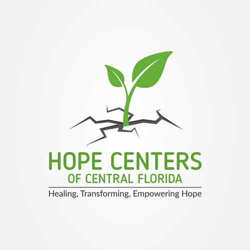 Hope logo with the title 'Logo Design for HOPE Center'