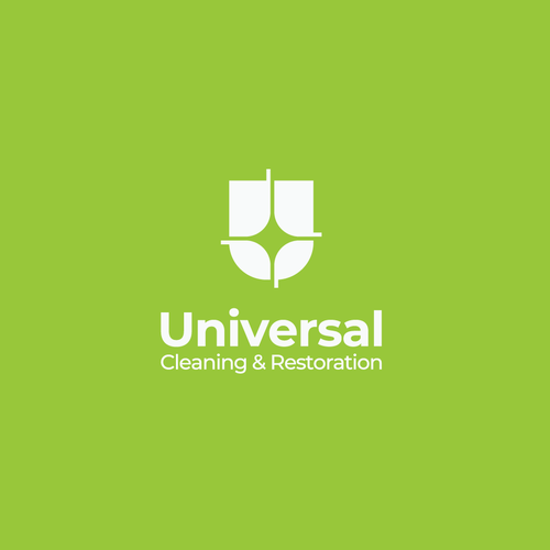 Cleaning company logo with the title 'Universal Cleaning & Restoration'