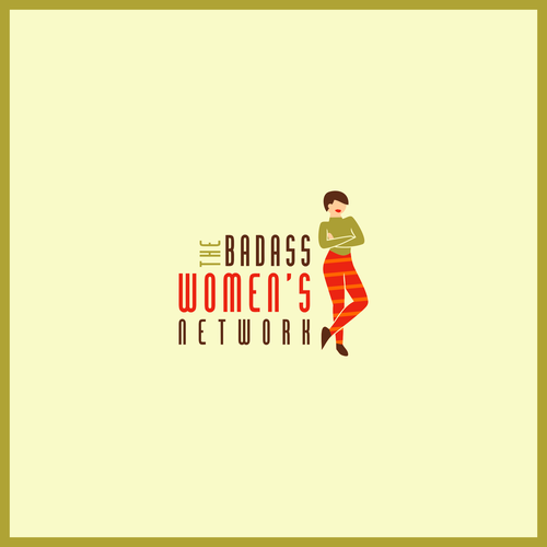 Woman brand with the title 'A concept logo for women's empowerment'