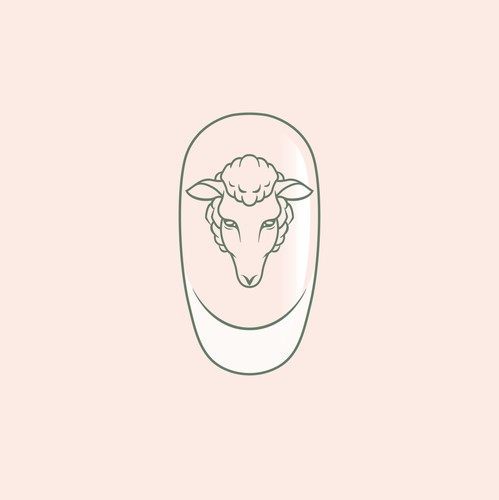 Sheep logo with the title 'New Brand for Strengthening Fingernails'