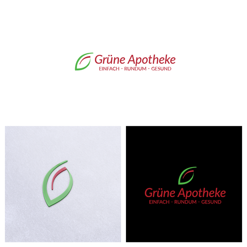 Medical brand with the title 'Grune Apotheke'