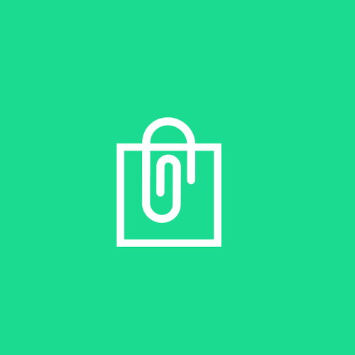 Shop logo with the title 'stationery shop'