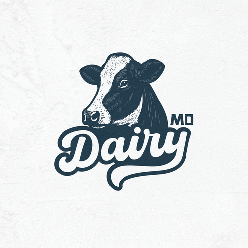 Dairy logo with the title 'Dairy MD logo'