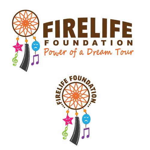Dreamcatcher logo with the title 'Fire Life Foundation'
