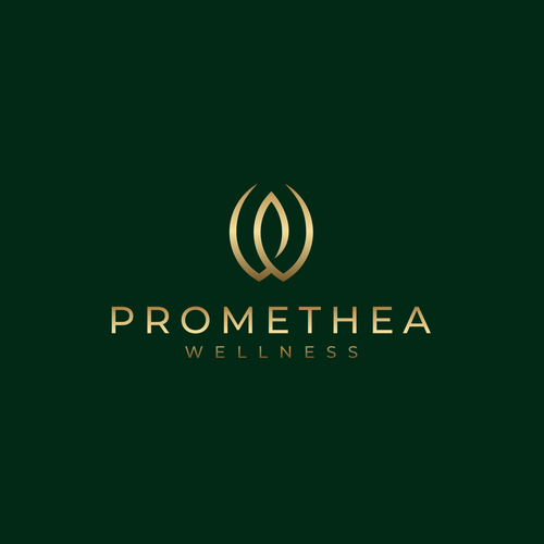 Fire brand with the title 'Promethea Wellness logo concept'