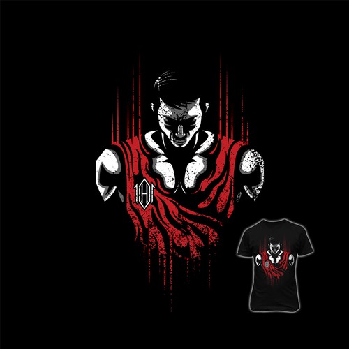 Fighting t-shirt with the title 'The Fighter'