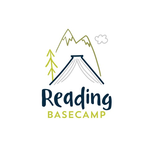 camping tent logo