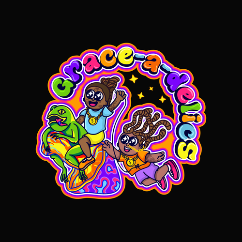 Frog logo with the title 'LSD Logo'