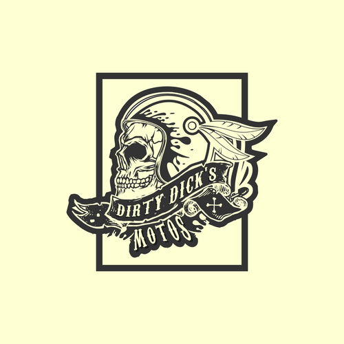 Motorsport logo with the title 'Motorcycle shop Logo'