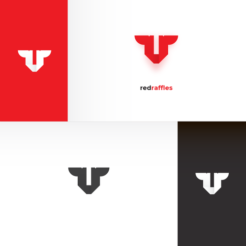 Streaming logo with the title 'Red Raffles'