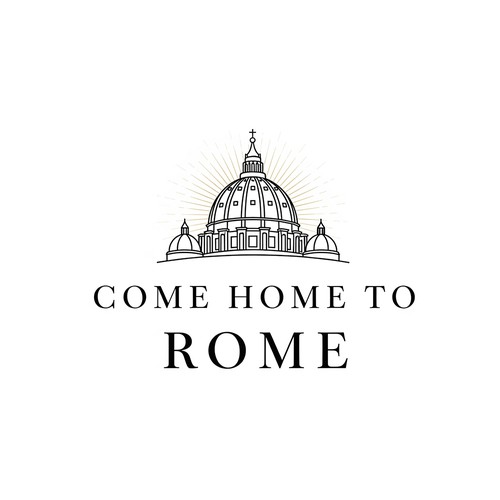 Roman design with the title 'Come Home To Rome'