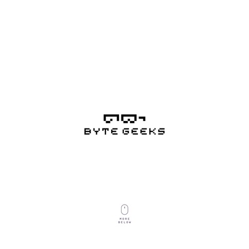 Computer brand with the title 'Byte Geeks Logo'