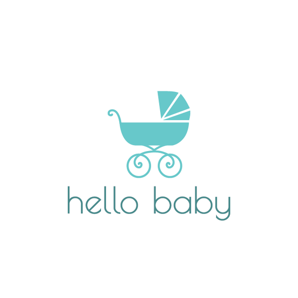 Stroller logo with the title 'Branding logo for "soon to be moms" business'