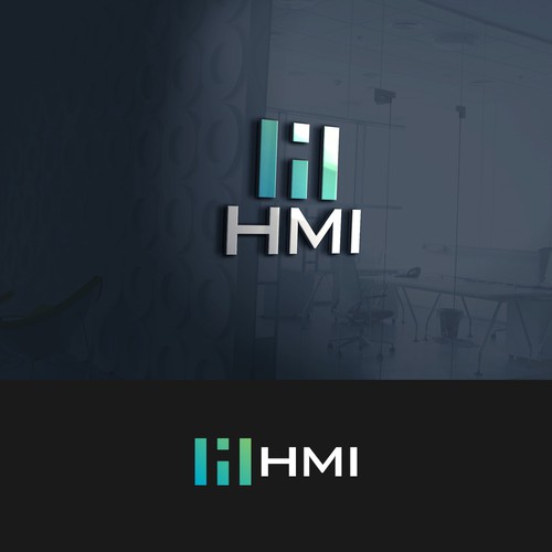 H logo with the title 'HMI negative space'