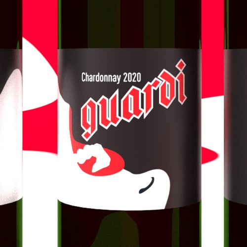 Italian label with the title 'Wine Label'