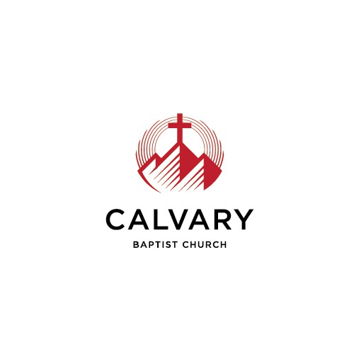 Religious brand with the title 'Calvary Baptist Church'